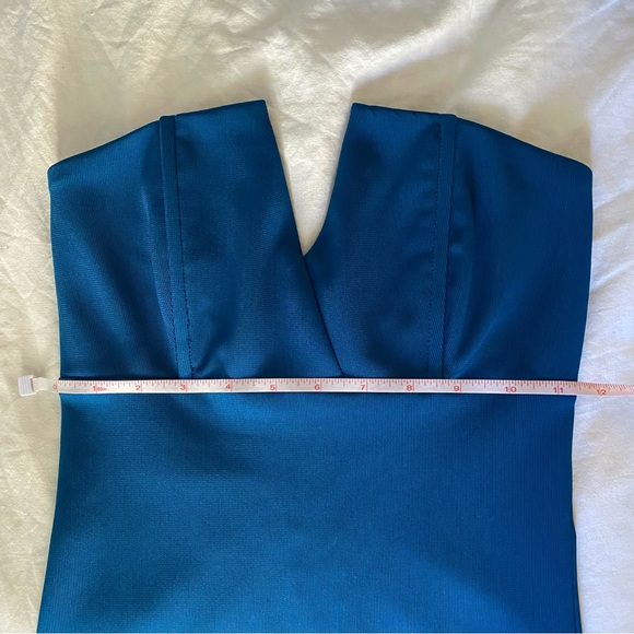 Teal Y2K Mini Dress - Picture 4 of 8